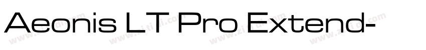 Aeonis LT Pro Extend字体转换